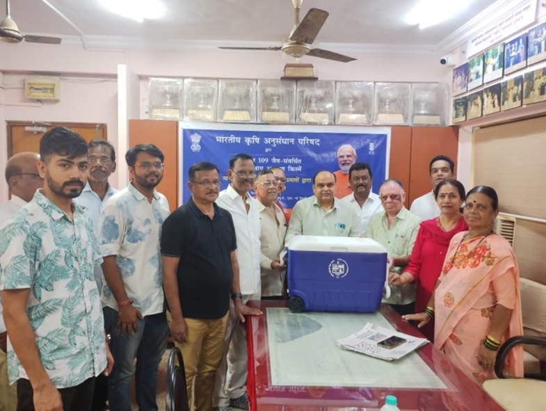 Report of Programme on release of 109 crop varieties--13-8-2023